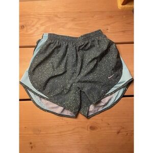 WOMEN'S NIKE DRI-FIT SIZE SMALL STANDARD FIT POLYESTER RUNNING SHORTS SPECKLED